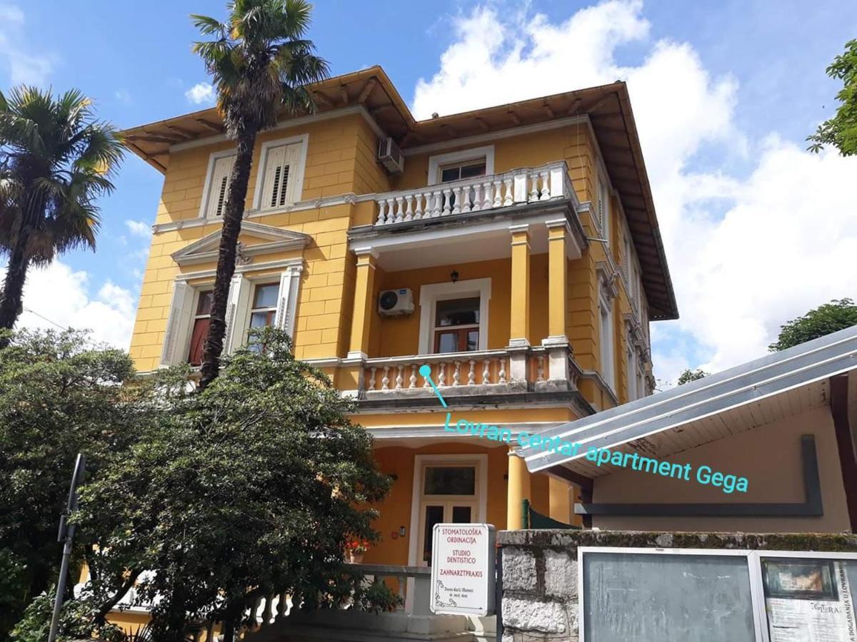 Lovran Centar, Apartman Gega Exterior foto